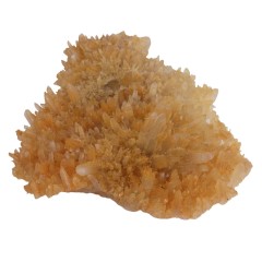 کلاستر زیبای کوارتز زعفرانی