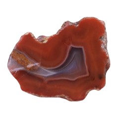 عقیق ناب سلیمانی سرخ پشت دار