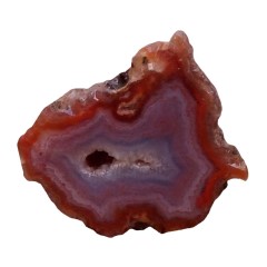 عقیق سیلمانی سرخ ژئود دار زیبا