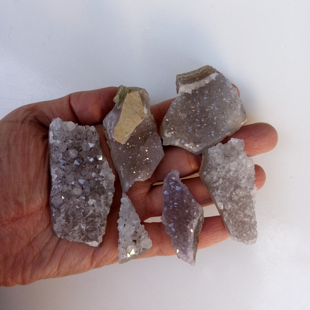 مجموعه 5 عددی آمتیست شکسته تخته ای