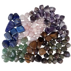 مجموعه یک کیلویی سنگ های متنوع تامبلر شده